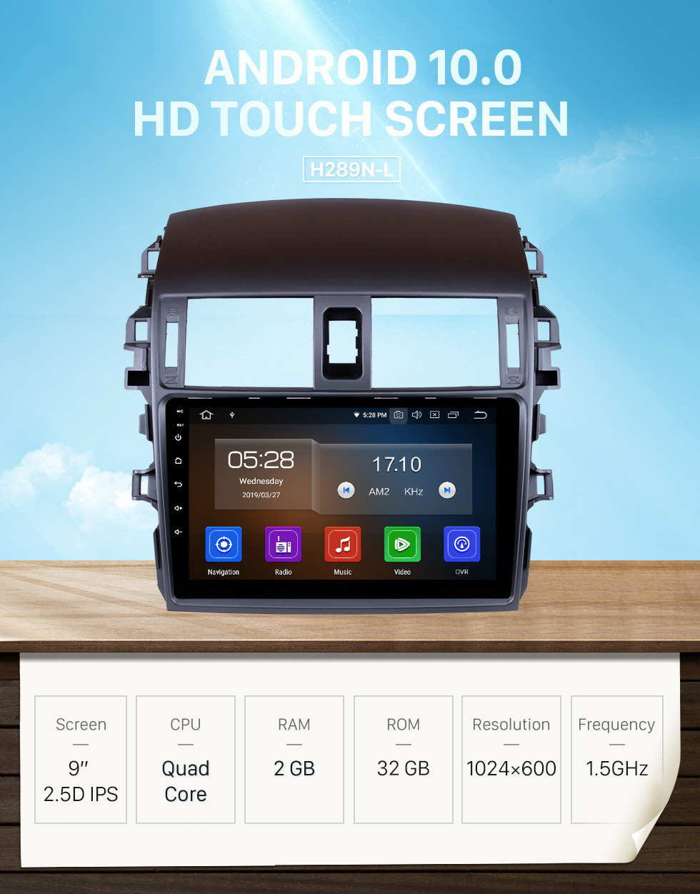 Seicane 9 Inch For 2008-2010 Toyota Corolla Android 10.0 Capacitive Touch Screen Radio GPS Navigation system with Bluetooth TPMS DVR OBD II Rear camera AUX USB SD 3G WiFi Steering Wheel Control Video Seicane 9 Inch For 2008-2010 Toyota Corolla Android 10.0 Capacitive Touch Screen Radio GPS Navigation system with Bluetooth TPMS DVR OBD II Rear camera AUX USB SD 3G WiFi Steering Wheel Control Video