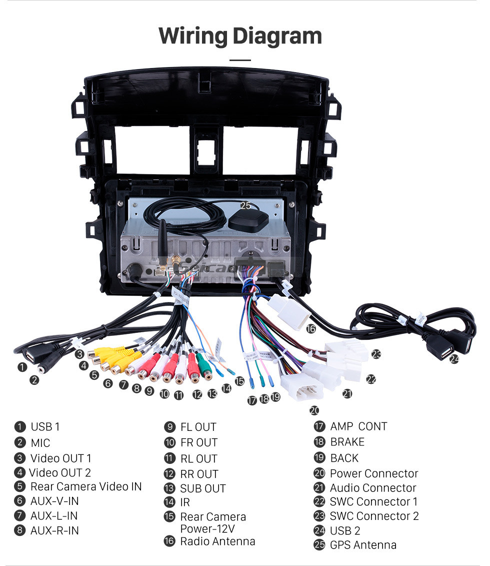 Seicane 9 Inch For 2007 2008 2009 2010 COROLLA Android 10.0 Touch Screen radio Bluetooth GPS Navigation system For DVR OBD II 3G/4G WiFi Rear camera Steering Wheel Control IPS Full Screen View Seicane 9 Inch For 2007 2008 2009 2010 COROLLA Android 10.0 Touch Screen radio Bluetooth GPS Navigation system For DVR OBD II 3G/4G WiFi Rear camera Steering Wheel Control IPS Full Screen View
