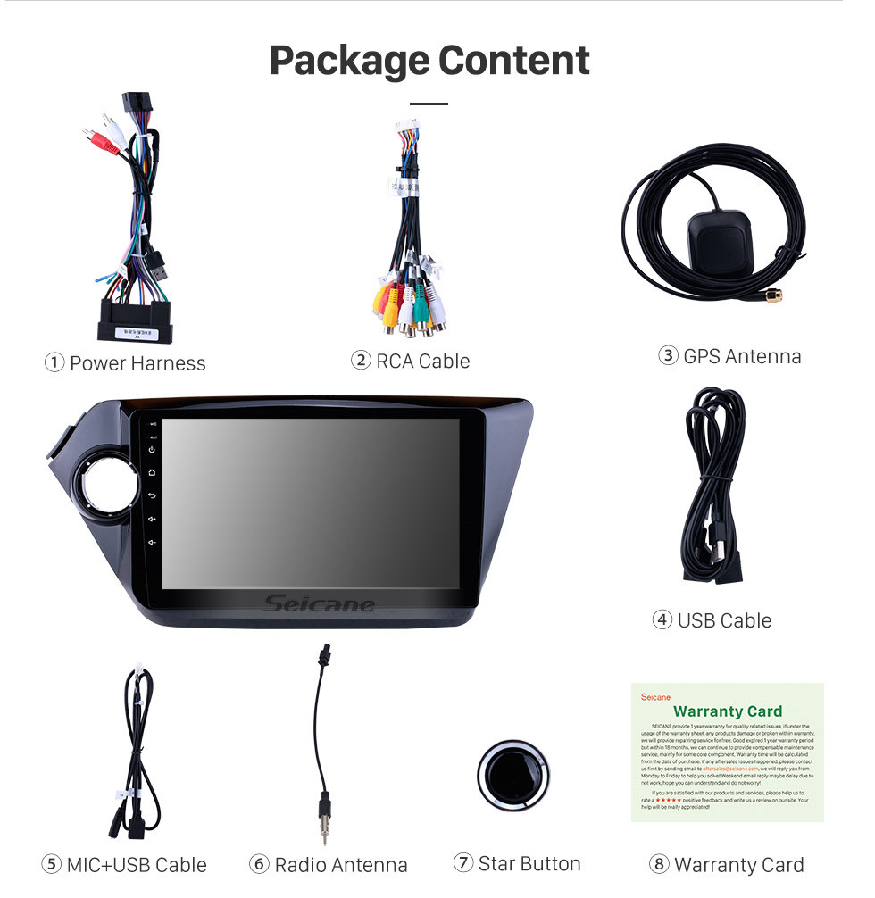 For 2011 2012 2013 2014 2015 Kia K2 Rio 9 Inch Android 10 0 Car Gps Navigation System Hd Touchscreen Radio Am Fm Bluetooth Mirror Link Support Cd Dvd Player Obd2 3g Wifi
