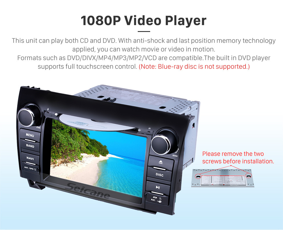 Seicane 7 inch Android 10.0 GPS Navigation Radio for 2008-2015 Toyota Sequoia/2006-2013 Tundra Bluetooth HD Touchscreen Carplay USB AUX support DVR 1080P Video Seicane 7 inch Android 10.0 GPS Navigation Radio for 2008-2015 Toyota Sequoia/2006-2013 Tundra Bluetooth HD Touchscreen Carplay USB AUX support DVR 1080P Video