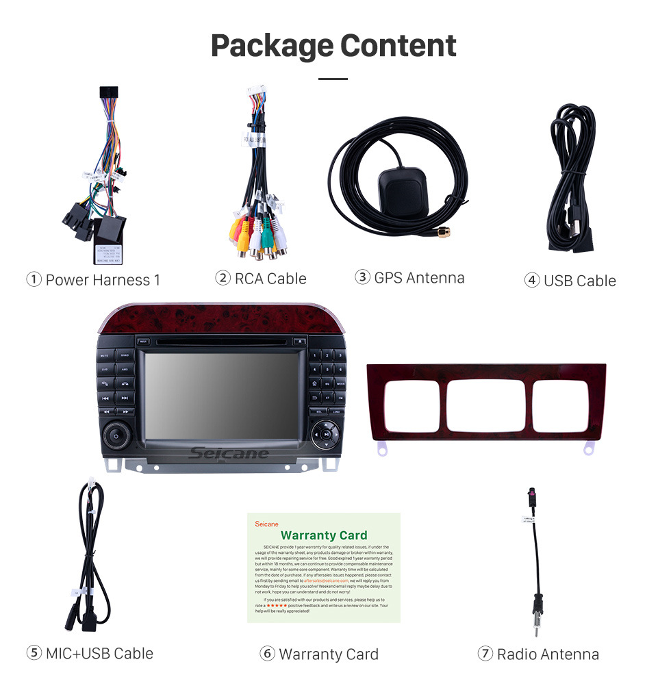Seicane Android 10.0 1998-2005 Mercedes Benz S Class W220/S280/S320/S320 CDI/S400 CDI/S350/S430/S500/S600/S55 AMG/S63 AMG/S65 AMG 7 inch HD Touchscreen GPS Navigation Radio with Carplay Bluetooth support DVR Seicane Android 10.0 1998-2005 Mercedes Benz S Class W220/S280/S320/S320 CDI/S400 CDI/S350/S430/S500/S600/S55 AMG/S63 AMG/S65 AMG 7 inch HD Touchscreen GPS Navigation Radio with Carplay Bluetooth support DVR