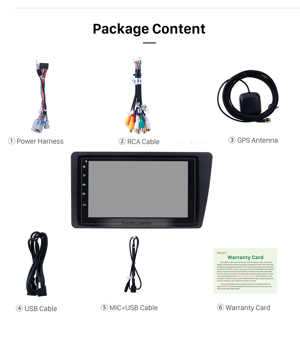 Seicane 7 inch Android 10.0 Car Stereo GPS Navigation System for 2001-2005 Honda Civic with WiFi Bluetooth 1080P HD Touchscreen AUX FM support Mirror Link OBD2 SWC Seicane 7 inch Android 10.0 Car Stereo GPS Navigation System for 2001-2005 Honda Civic with WiFi Bluetooth 1080P HD Touchscreen AUX FM support Mirror Link OBD2 SWC