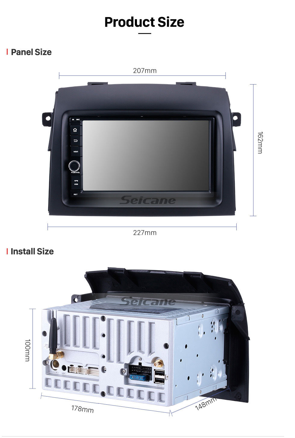 Seicane 2004 2005 2006-2010 Toyota Sienna Android 10.0 Radio GPS Navigation 7 inch HD Touch Screen Head unit With Bluetooth WIFI music SWC USB support SD Carplay DVD 1080P Video Seicane 2004 2005 2006-2010 Toyota Sienna Android 10.0 Radio GPS Navigation 7 inch HD Touch Screen Head unit With Bluetooth WIFI music SWC USB support SD Carplay DVD 1080P Video