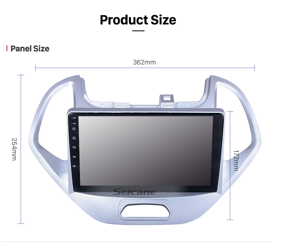 Seicane OEM 9 pulgadas Android 10.0 para 2019 Ford Figo Radio con Bluetooth HD Pantalla táctil Sistema de navegación GPS compatible con Carplay TPMS Seicane OEM 9 pulgadas Android 10.0 para 2019 Ford Figo Radio con Bluetooth HD Pantalla táctil Sistema de navegación GPS compatible con Carplay TPMS