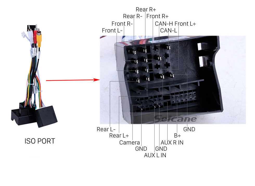 Seicane Para 2019 Citroen C4L Radio 10.1 pulgadas Android 13.0 HD Pantalla táctil Sistema de navegación GPS con soporte Bluetooth Carplay TPMS