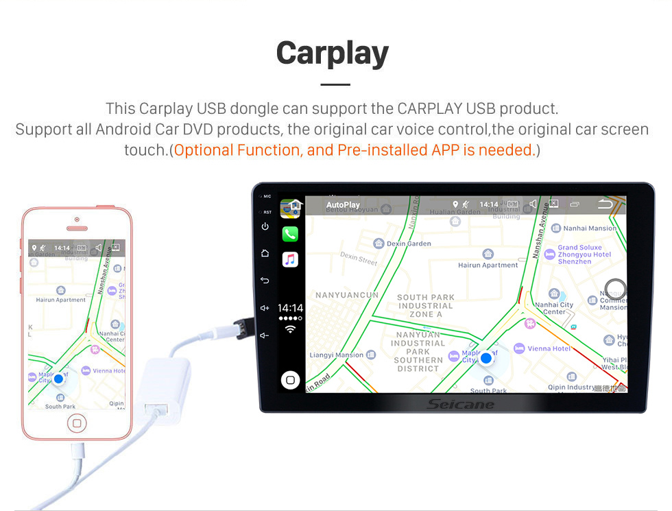 Seicane Android 13.0 de 9 polegadas para Nissan Serena 4 C26 2010 2011 2012-2016 RHD Rádio Sistema de navegação GPS com tela sensível ao toque HD WIFI Bluetooth com suporte para Carplay OBD2