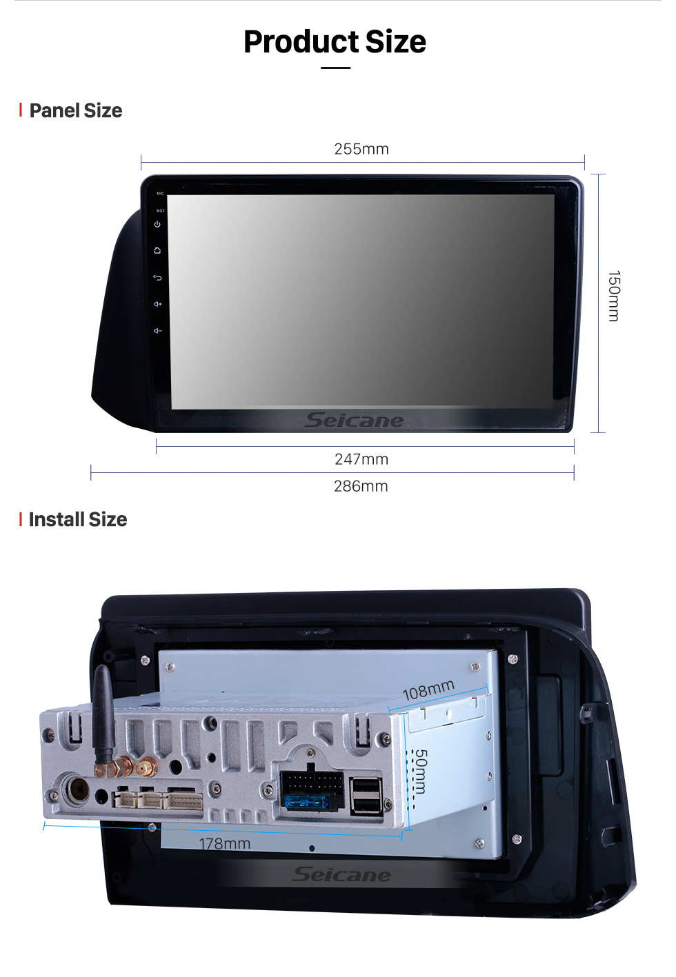 Seicane 10.1 inch For 2019 Hyundai i10 RHD Radio Android 10.0 GPS Navigation System Bluetooth HD Touchscreen Carplay support 1080P Video Seicane 10.1 inch For 2019 Hyundai i10 RHD Radio Android 10.0 GPS Navigation System Bluetooth HD Touchscreen Carplay support 1080P Video
