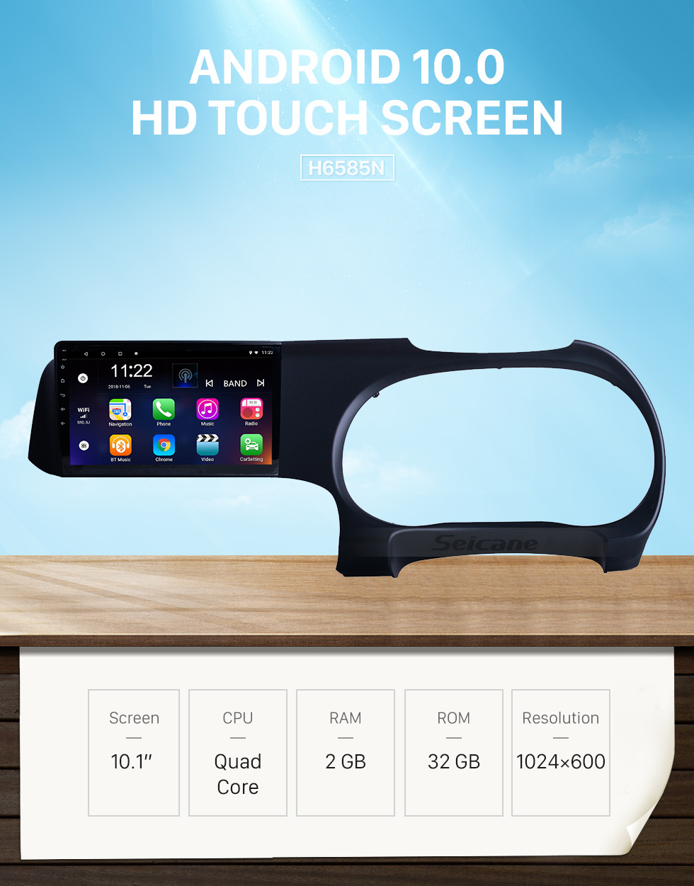 Seicane Android 10.0 10.1 inch for 2019 Hyundai i10 RHD Radio HD Touchscreen GPS Navigation System with Bluetooth support Carplay DVR Seicane Android 10.0 10.1 inch for 2019 Hyundai i10 RHD Radio HD Touchscreen GPS Navigation System with Bluetooth support Carplay DVR