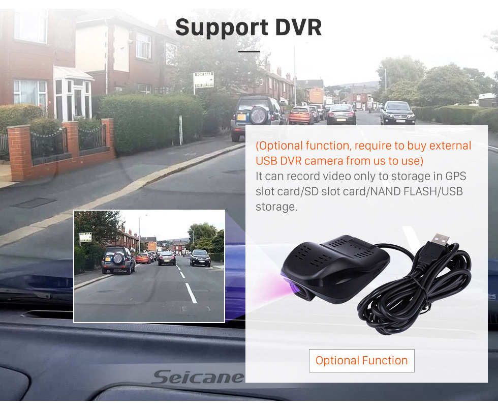 Seicane 10,1 pouces HD écran tactile pour 2010 Ford Mustang Autoradio Android voiture GPS Navigation Bluetooth autoradio Support caméra de recul