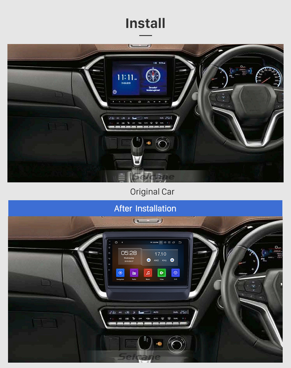 Seicane For 2020 Isuzu D-Max Radio 9 inch Android 10.0 HD Touchscreen Bluetooth with GPS Navigation System Carplay support 1080P Video Seicane For 2020 Isuzu D-Max Radio 9 inch Android 10.0 HD Touchscreen Bluetooth with GPS Navigation System Carplay support 1080P Video