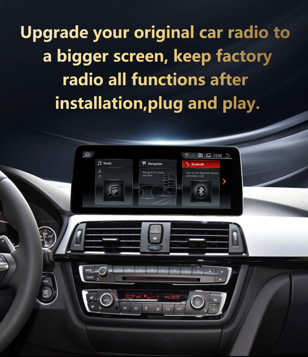 Seicane 12,3-дюймовый сенсорный экран Android 11.0 HD для 2013-2017 2018 2019 2020 BMW 3 серии F30 BMW 4 серии F36 Система NBT Послепродажное радио Автомобильная стереосистема GPS-навигация Поддержка Bluetooth WIFI Управление рулевым колесом