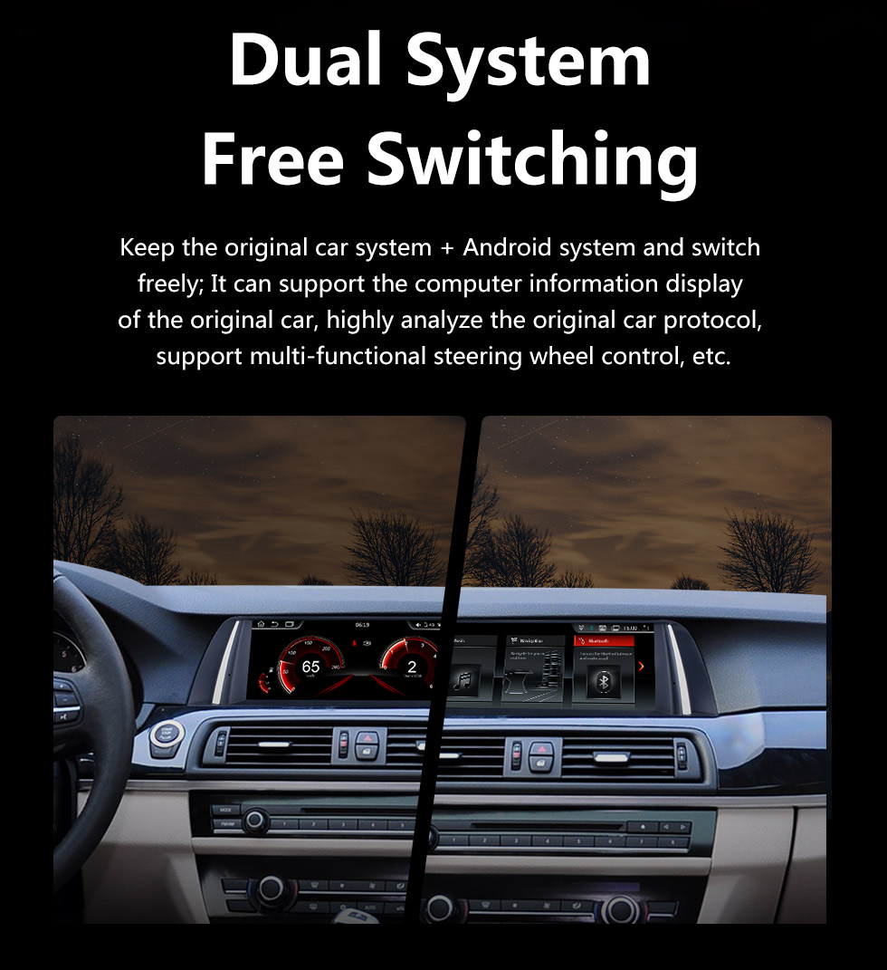Seicane HD Touchscreen 10.25 inch for BMW 5 Series F10/F11(2011-2012) CIC Radio Android 10.0 GPS Navigation System with Bluetooth support Carplay Seicane HD Touchscreen 10.25 inch for BMW 5 Series F10/F11(2011-2012) CIC Radio Android 10.0 GPS Navigation System with Bluetooth support Carplay