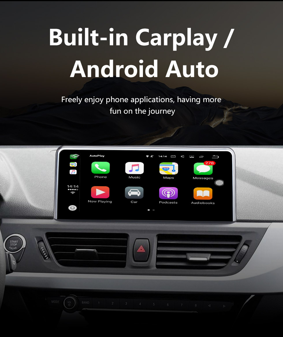 Seicane 8,8 polegadas Android 9.0 para BMW 1 Series F20 (2018-) EVO Radio Sistema de Navegação GPS com HD Touchscreen Suporte Bluetooth Carplay Seicane 8,8 polegadas Android 9.0 para BMW 1 Series F20 (2018-) EVO Radio Sistema de Navegação GPS com HD Touchscreen Suporte Bluetooth Carplay