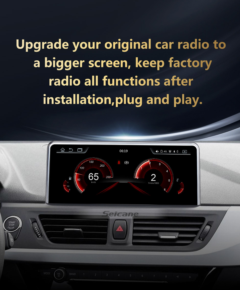 Seicane 8,8 polegadas Android 9.0 para BMW 1 Series F20 (2018-) EVO Radio Sistema de Navegação GPS com HD Touchscreen Suporte Bluetooth Carplay Seicane 8,8 polegadas Android 9.0 para BMW 1 Series F20 (2018-) EVO Radio Sistema de Navegação GPS com HD Touchscreen Suporte Bluetooth Carplay