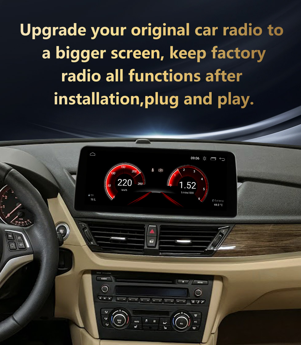 Seicane 12.3 pulgadas de alta calidad Android 11.0 para 2012 2013 2014 2015 BMW X1 E84 Sistema CIC Navegación GPS Bluetooth HD Soporte de pantalla táctil Carplay Backup Camara