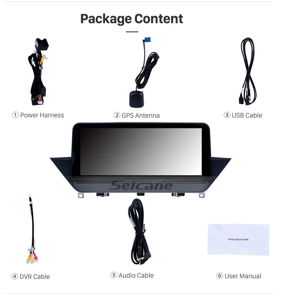 Seicane 10.25 inch Android 10.0 for BMW X1 E84(2009-2015) CIC Radio GPS Navigation System With HD Touchscreen Bluetooth support Carplay DVR Seicane 10.25 inch Android 10.0 for BMW X1 E84(2009-2015) CIC Radio GPS Navigation System With HD Touchscreen Bluetooth support Carplay DVR
