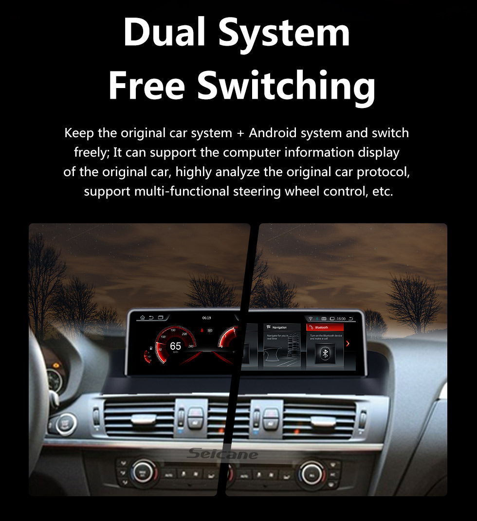 Seicane Android 10.0 8.8 polegadas Para BMW X3 F25 / X4 F26 (2014-2016) NBT Rádio HD Touchscreen GPS Sistema de Navegação com suporte Bluetooth Carplay SWC Seicane Android 10.0 8.8 polegadas Para BMW X3 F25 / X4 F26 (2014-2016) NBT Rádio HD Touchscreen GPS Sistema de Navegação com suporte Bluetooth Carplay SWC