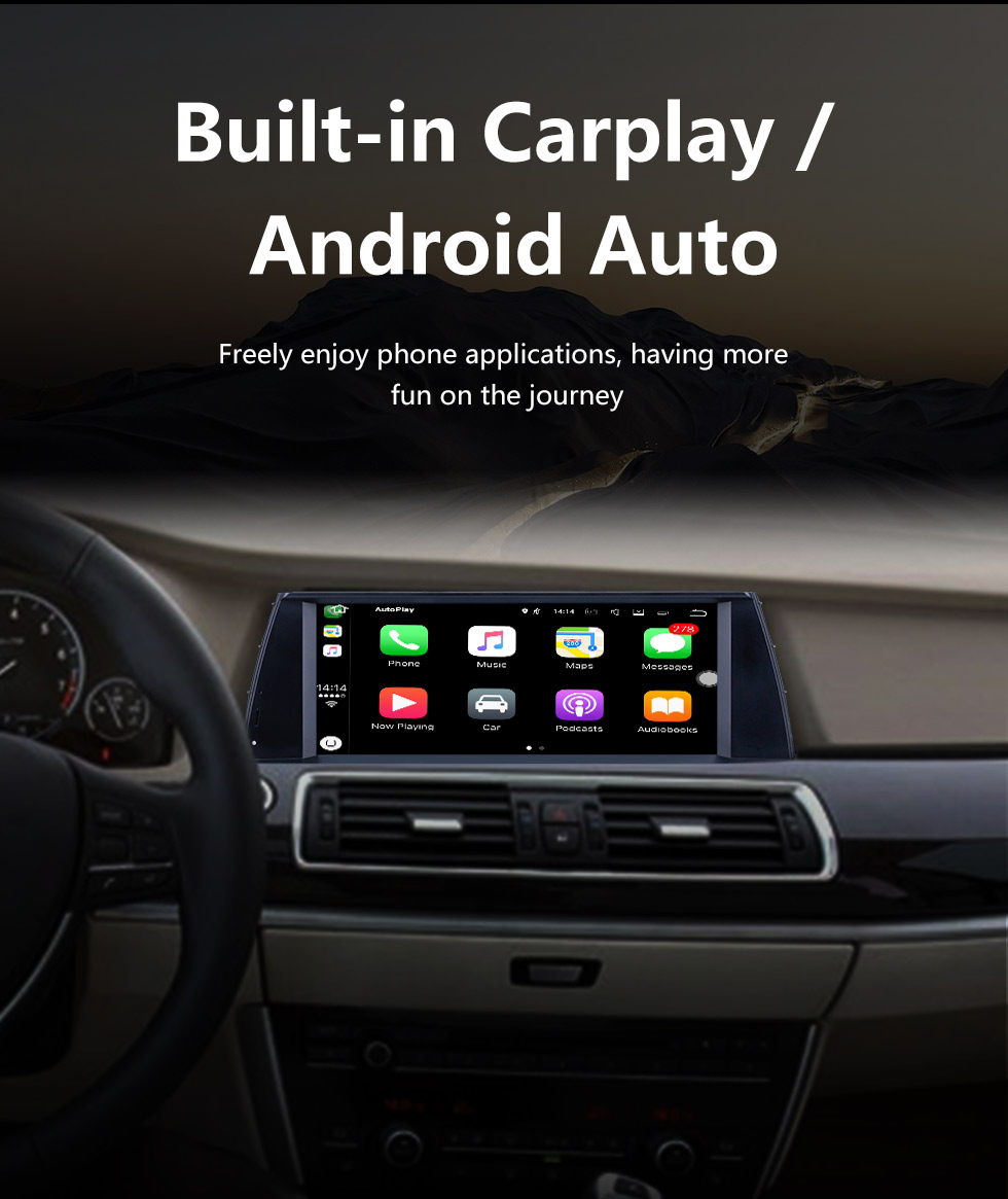 Seicane Android 11.0 12.3 inch for BMW 5 Series F07 GT 2011-2012 CIC Radio HD Touchscreen GPS Navigation System with Bluetooth support Carplay DVR Seicane Android 11.0 12.3 inch for BMW 5 Series F07 GT 2011-2012 CIC Radio HD Touchscreen GPS Navigation System with Bluetooth support Carplay DVR