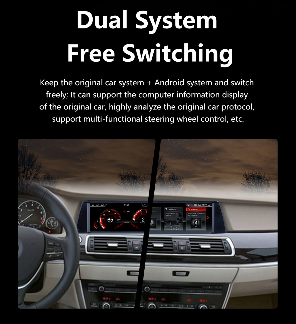 Seicane 10.25 inch Android 10.0 for BMW 5 Series F07 GT(2013-2017) NBT Radio GPS Navigation System With HD Touchscreen Bluetooth support Carplay Seicane 10.25 inch Android 10.0 for BMW 5 Series F07 GT(2013-2017) NBT Radio GPS Navigation System With HD Touchscreen Bluetooth support Carplay