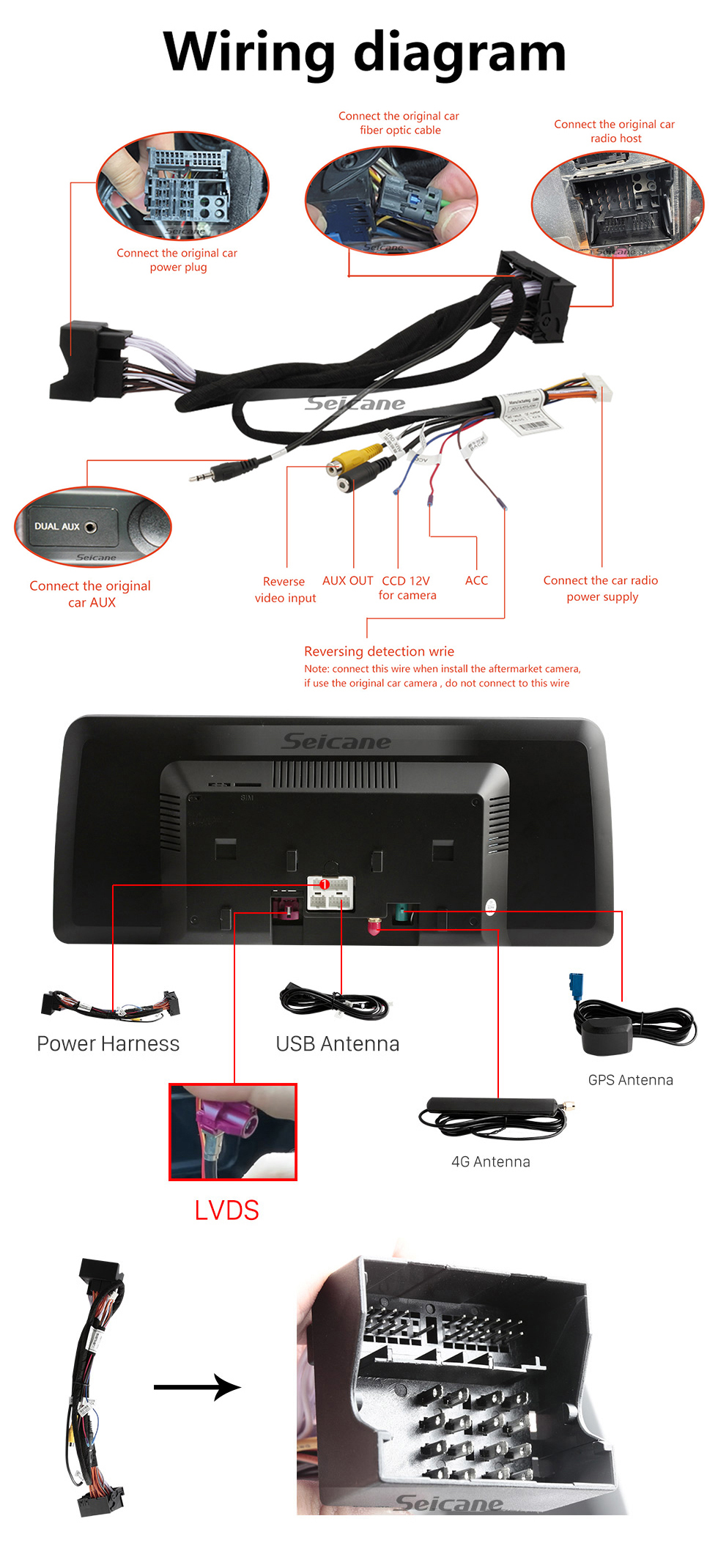 Seicane OEM 10,25-дюймовый Android 10.0 для BMW X5 F15 X6 2014-2017 Радио Bluetooth HD Сенсорный экран Система GPS-навигации Поддержка Carplay DAB+