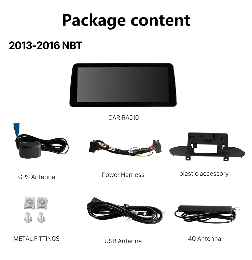 Seicane OEM 10,25 pouces Android 10.0 pour BMW X5 F15 X6 2014-2017 NBT Radio Bluetooth HD Écran tactile Système de navigation GPS prend en charge Carplay DAB +