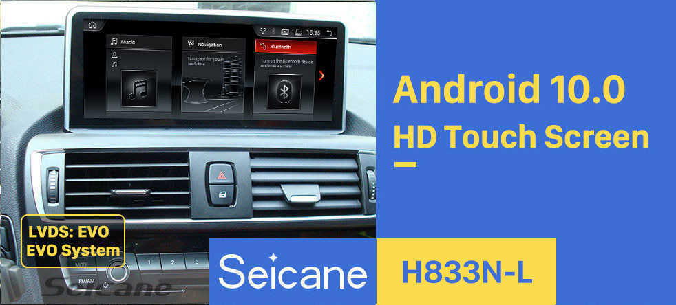 Seicane 8,8 Zoll Android 9.0 für BMW 2er (2017-) EVO Radio GPS Navigationssystem mit HD Touchscreen Bluetooth Unterstützung Carplay DVR Seicane 8,8 Zoll Android 9.0 für BMW 2er (2017-) EVO Radio GPS Navigationssystem mit HD Touchscreen Bluetooth Unterstützung Carplay DVR