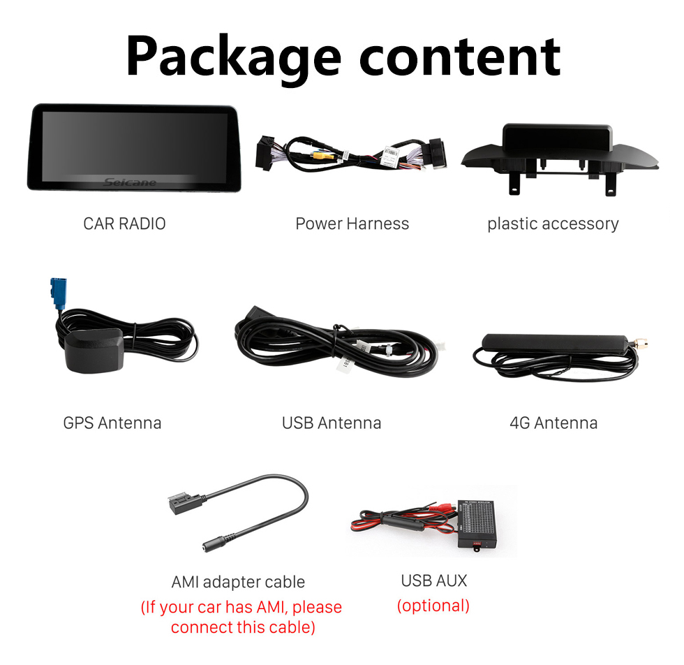 Seicane Android 10.0 10,25 дюйма для BMW 3 Series F30 / F31 / F34 / F35 (2013-2016) / BMW 4 Series F32 / F33 / F36 (2013-2016) EVO Radio HD Touchscreen GPS-навигационная система с поддержкой Bluetooth Carplay Seicane Android 10.0 10,25 дюйма для BMW 3 Series F30 / F31 / F34 / F35 (2013-2016) / BMW 4 Series F32 / F33 / F36 (2013-2016) EVO Radio HD Touchscreen GPS-навигационная система с поддержкой Bluetooth Carplay