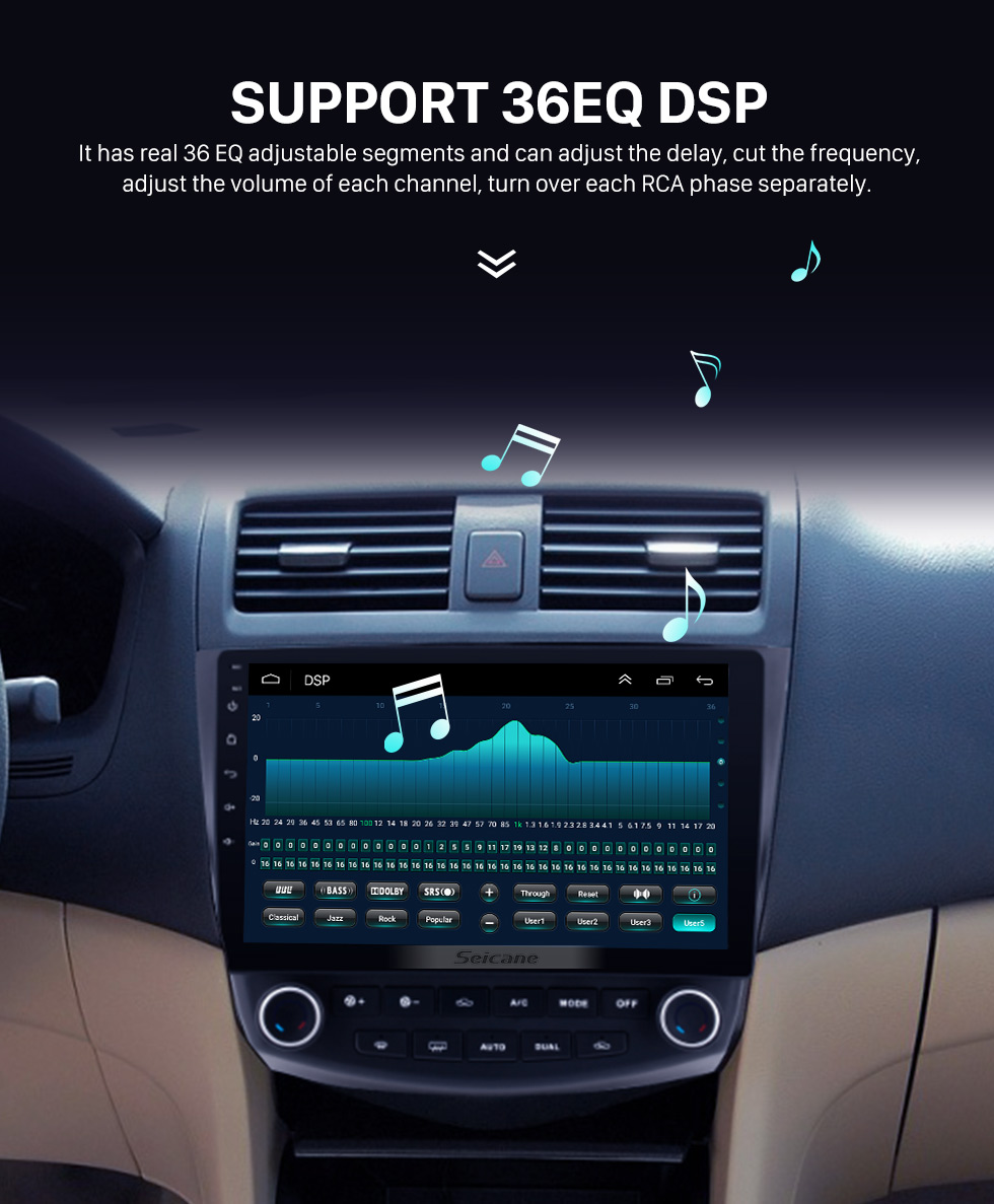 Seicane 10,1 pouces Android 8.1 HD 1024 * 600 Autoradio à écran tactile pour 2003 2004 2005 2006 2007 Honda Accord 7 Navigation GPS Bluetooth Musique WIFI USB Lien miroir Unité de soutien DVR OBD2 Commande au volant Caméra de recul Seicane 10,1 pouces Android 8.1 HD 1024 * 600 Autoradio à écran tactile pour 2003 2004 2005 2006 2007 Honda Accord 7 Navigation GPS Bluetooth Musique WIFI USB Lien miroir Unité de soutien DVR OBD2 Commande au volant Caméra de recul