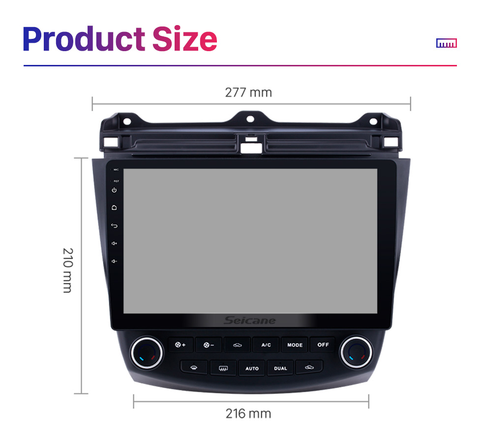 Seicane 10,1 pouces Android 8.1 HD 1024 * 600 Autoradio à écran tactile pour 2003 2004 2005 2006 2007 Honda Accord 7 Navigation GPS Bluetooth Musique WIFI USB Lien miroir Unité de soutien DVR OBD2 Commande au volant Caméra de recul Seicane 10,1 pouces Android 8.1 HD 1024 * 600 Autoradio à écran tactile pour 2003 2004 2005 2006 2007 Honda Accord 7 Navigation GPS Bluetooth Musique WIFI USB Lien miroir Unité de soutien DVR OBD2 Commande au volant Caméra de recul