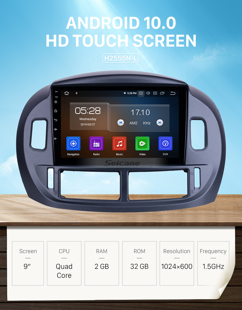 Seicane 9 inch For 2004 Toyota Previa Radio Android 10.0 GPS Navigation System with HD Touchscreen Bluetooth Carplay support DVR Seicane 9 inch For 2004 Toyota Previa Radio Android 10.0 GPS Navigation System with HD Touchscreen Bluetooth Carplay support DVR