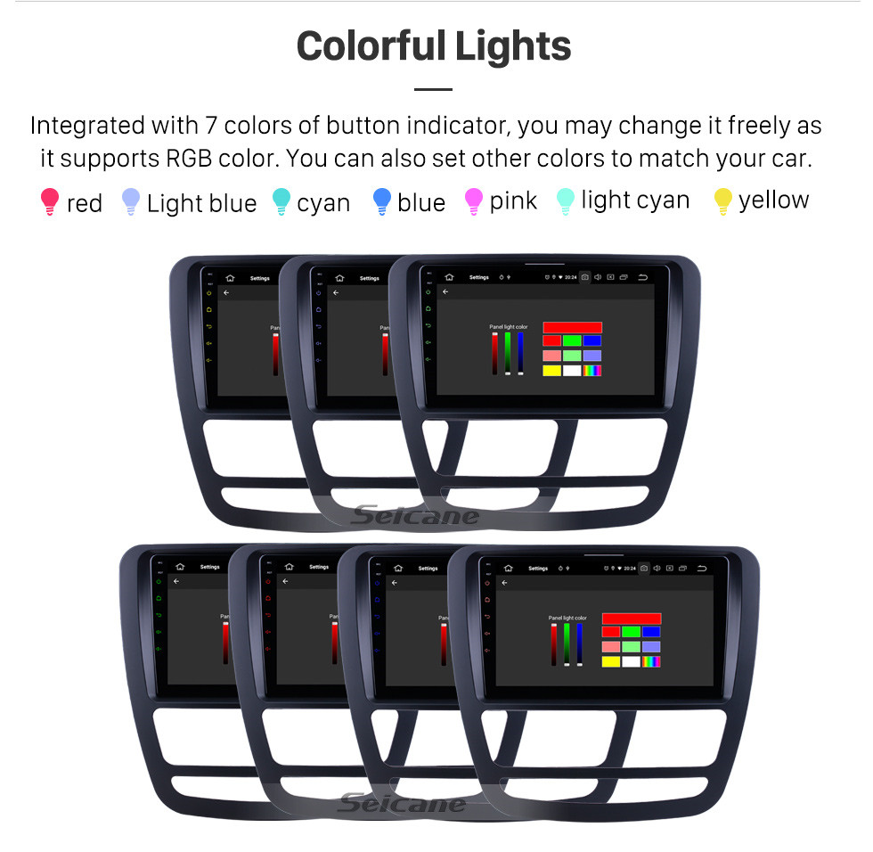 Seicane HD Touchscreen Android 10.0 für 2018 JAC Shuailing T6 / T8 Radio 9-Zoll-GPS-Navigationssystem Bluetooth Carplay-Unterstützung Backup-Kamera Seicane HD Touchscreen Android 10.0 für 2018 JAC Shuailing T6 / T8 Radio 9-Zoll-GPS-Navigationssystem Bluetooth Carplay-Unterstützung Backup-Kamera
