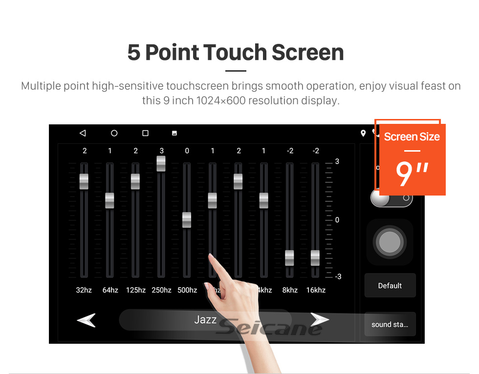 Seicane For 2018 JAC Shuailing T6 T8 Radio 9 inch Android 10.0 HD Touchscreen GPS Navigation System with Bluetooth support Carplay OBD2