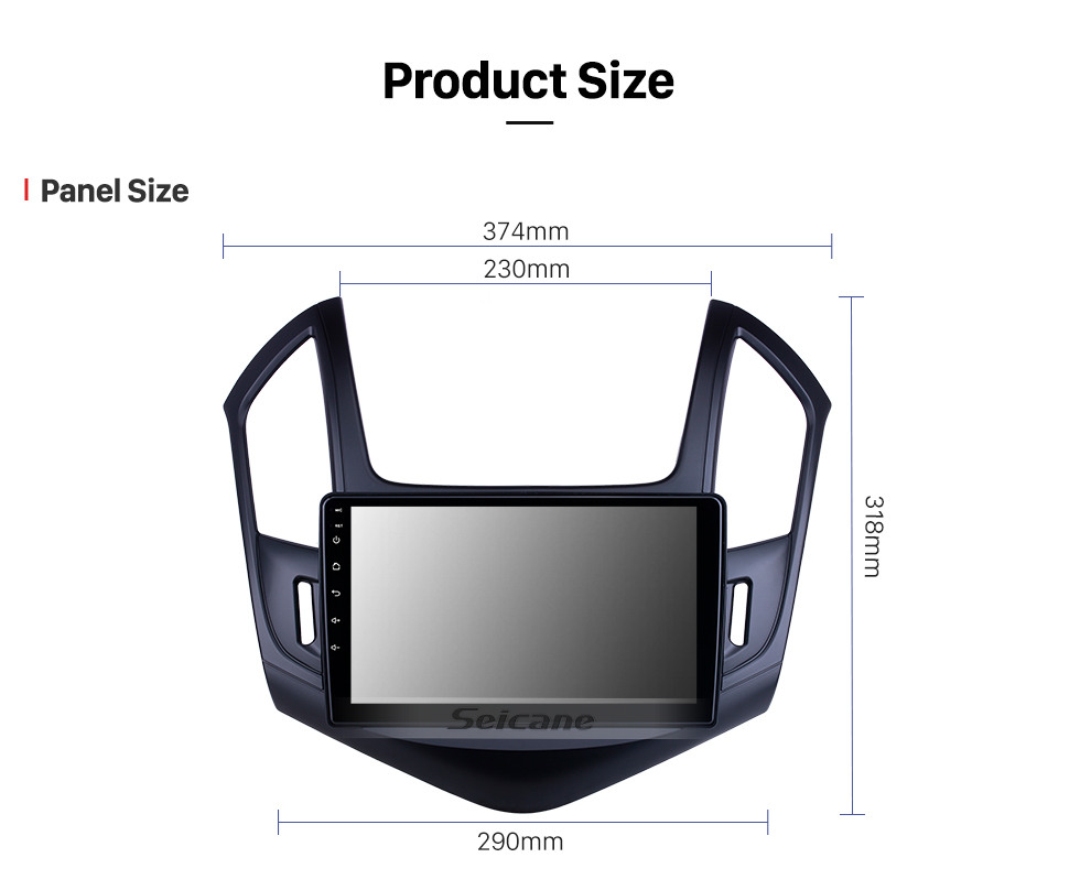 Seicane OEM 9-дюймовый Android 10.0 для 2013 Chevy Chevrolet Cruze Radio с Bluetooth HD с сенсорным экраном Поддержка GPS-навигации Carplay Seicane OEM 9-дюймовый Android 10.0 для 2013 Chevy Chevrolet Cruze Radio с Bluetooth HD с сенсорным экраном Поддержка GPS-навигации Carplay