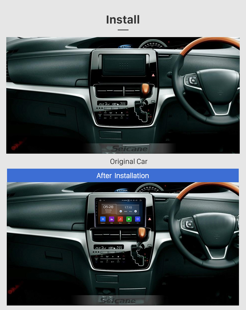 Seicane 10.1 inch For 2019 Toyota Previa Radio Android 10.0 GPS Navigation System Bluetooth HD Touchscreen Carplay support OBD2 Seicane 10.1 inch For 2019 Toyota Previa Radio Android 10.0 GPS Navigation System Bluetooth HD Touchscreen Carplay support OBD2