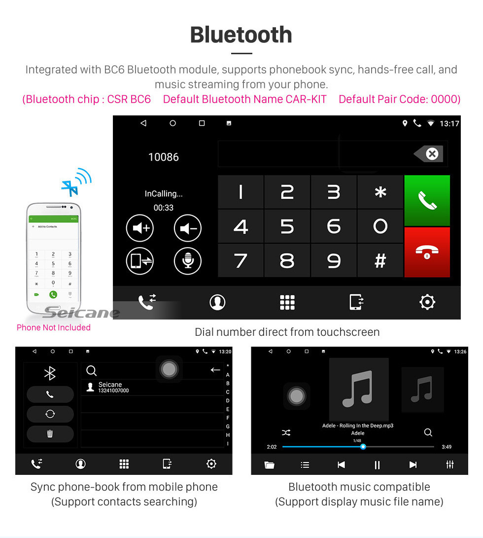 Seicane OEM 10.1 inch Android 10.0 for 2006 Toyota Previa/Estima/Tarago Radio with Bluetooth HD Touchscreen GPS Navigation System support Carplay Seicane OEM 10.1 inch Android 10.0 for 2006 Toyota Previa/Estima/Tarago Radio with Bluetooth HD Touchscreen GPS Navigation System support Carplay