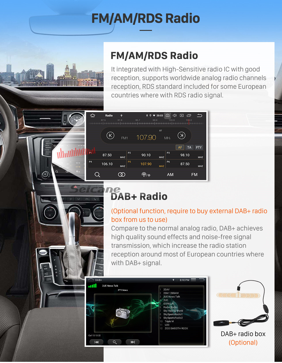 Seicane 10.1 inch For 2006 Toyota Previa/Estima/Tarago Radio Android 10.0 GPS Navigation System Bluetooth HD Touchscreen Carplay support OBD2 Seicane 10.1 inch For 2006 Toyota Previa/Estima/Tarago Radio Android 10.0 GPS Navigation System Bluetooth HD Touchscreen Carplay support OBD2
