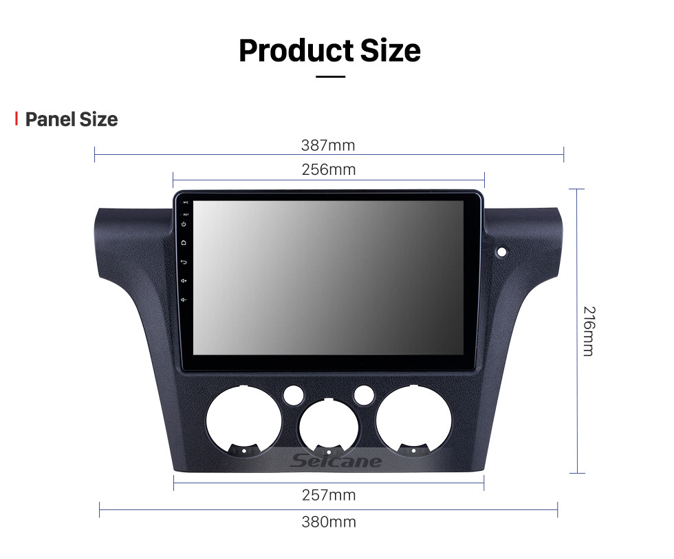 Seicane 10,1 Zoll Android 10.0 für 2001 2002-2005 Mitsubishi Airtrek/Outlander Radio GPS Navigationssystem mit HD Touchscreen Bluetooth Unterstützung Carplay