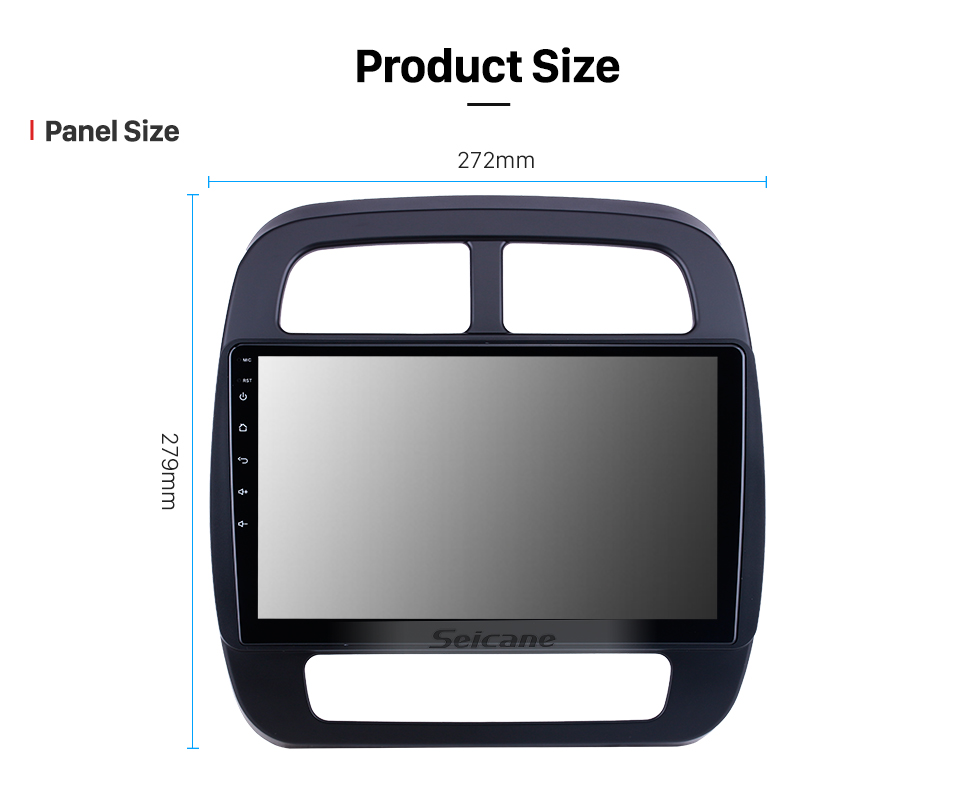 Seicane Écran tactile HD 10,1 pouces Android 10.0 pour 2019 Renault City K-ZE Radio Système de navigation GPS avec support Bluetooth Carplay DVR Seicane Écran tactile HD 10,1 pouces Android 10.0 pour 2019 Renault City K-ZE Radio Système de navigation GPS avec support Bluetooth Carplay DVR