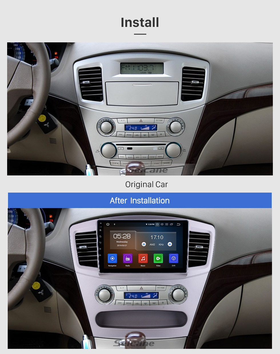 Seicane HD Touchscreen 9 inch for 2010 Mitsubishi Galant Radio Android 10.0 GPS Navigation System Bluetooth Carplay support DSP DVR Seicane HD Touchscreen 9 inch for 2010 Mitsubishi Galant Radio Android 10.0 GPS Navigation System Bluetooth Carplay support DSP DVR