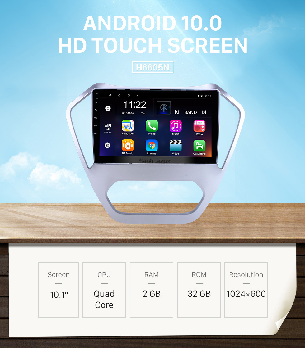 Seicane 10.1 pulgadas Android 10.0 para 2014 2015 2016 MG GT Radio Sistema de navegación GPS con pantalla táctil HD Soporte Bluetooth Carplay OBD2 Seicane 10.1 pulgadas Android 10.0 para 2014 2015 2016 MG GT Radio Sistema de navegación GPS con pantalla táctil HD Soporte Bluetooth Carplay OBD2