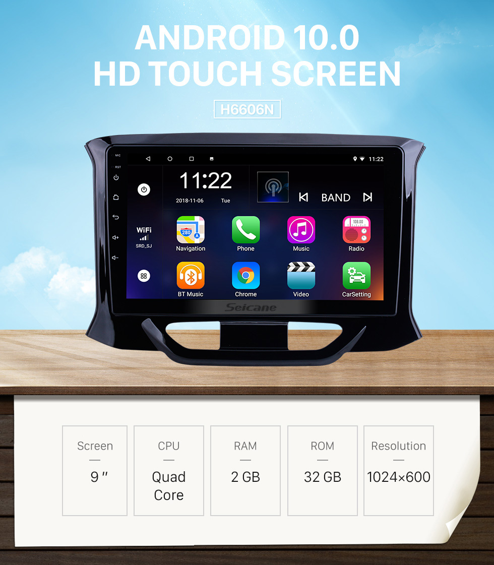 Seicane OEM 9 дюймов Android 10.0 для 2015 2016-2019 Lada Xray Radio с Bluetooth HD с сенсорным экраном GPS-навигация Поддержка Carplay DAB + Seicane OEM 9 дюймов Android 10.0 для 2015 2016-2019 Lada Xray Radio с Bluetooth HD с сенсорным экраном GPS-навигация Поддержка Carplay DAB +