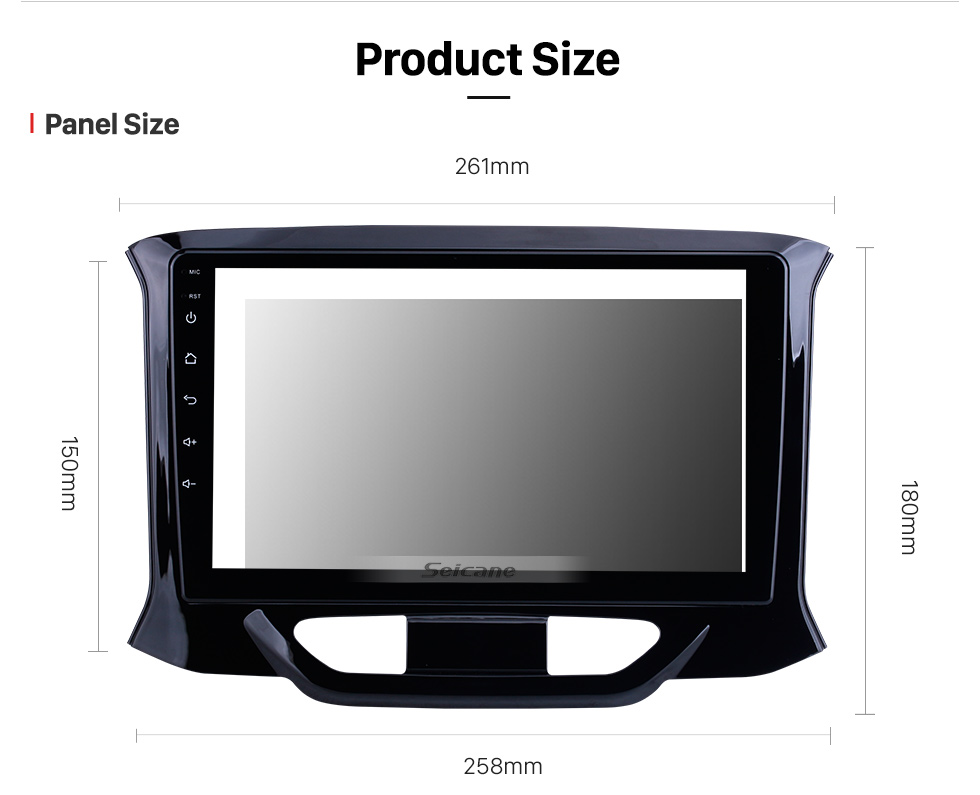 Seicane OEM 9 дюймов Android 10.0 для 2015 2016-2019 Lada Xray Radio с Bluetooth HD с сенсорным экраном GPS-навигация Поддержка Carplay DAB +