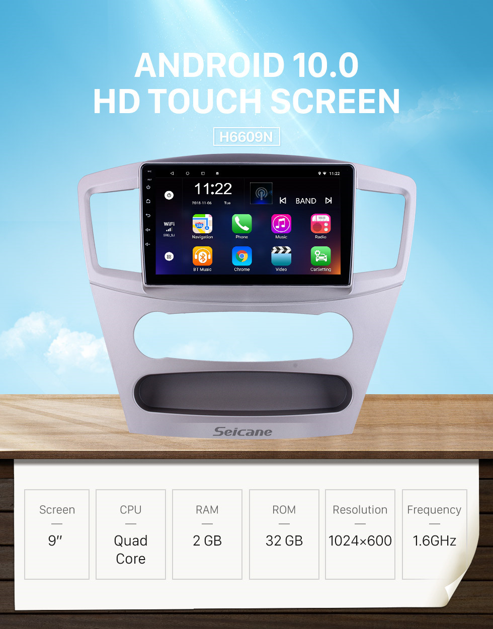 Seicane OEM 9 inch Android 10.0 for 2010 Mitsubishi Galant Radio with Bluetooth HD Touchscreen GPS Navigation System support Carplay Seicane OEM 9 inch Android 10.0 for 2010 Mitsubishi Galant Radio with Bluetooth HD Touchscreen GPS Navigation System support Carplay