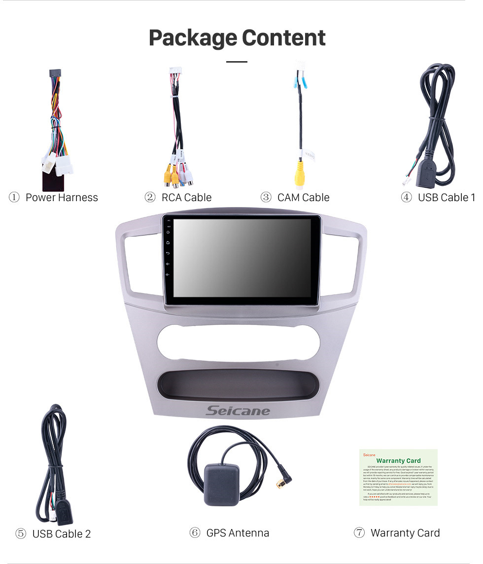 Seicane OEM 9 inch Android 10.0 for 2010 Mitsubishi Galant Radio with Bluetooth HD Touchscreen GPS Navigation System support Carplay Seicane OEM 9 inch Android 10.0 for 2010 Mitsubishi Galant Radio with Bluetooth HD Touchscreen GPS Navigation System support Carplay
