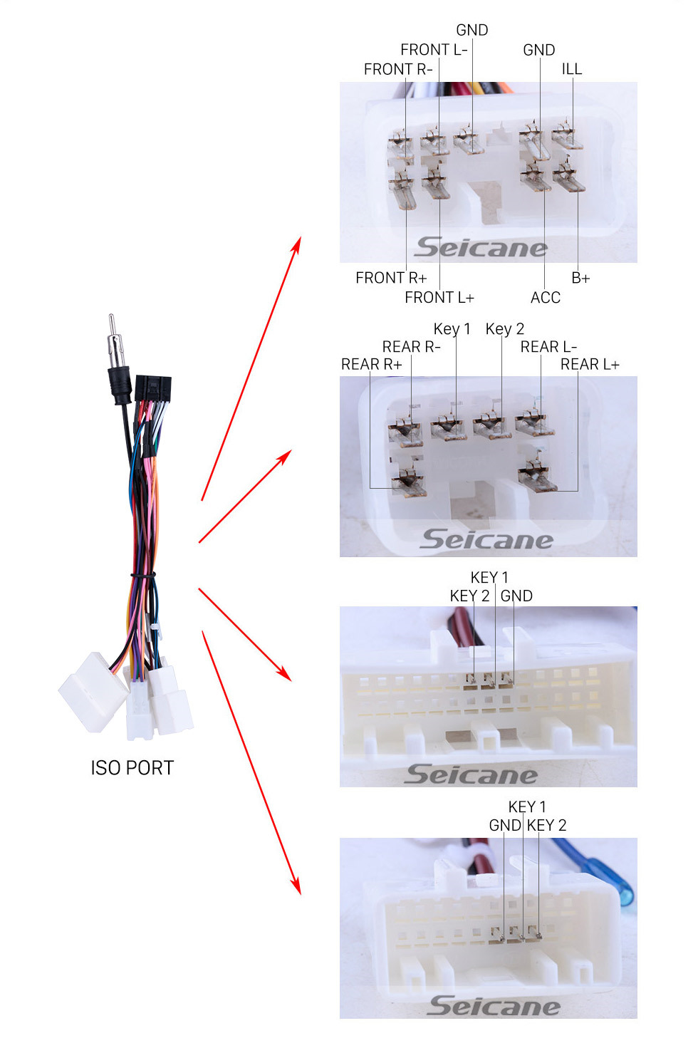 Seicane 9 pouces Android 10.0 pour 2012 Toyota Yaris / Vitz Radio Système de navigation GPS avec écran tactile HD Prise en charge Bluetooth Carplay Caméra arrière