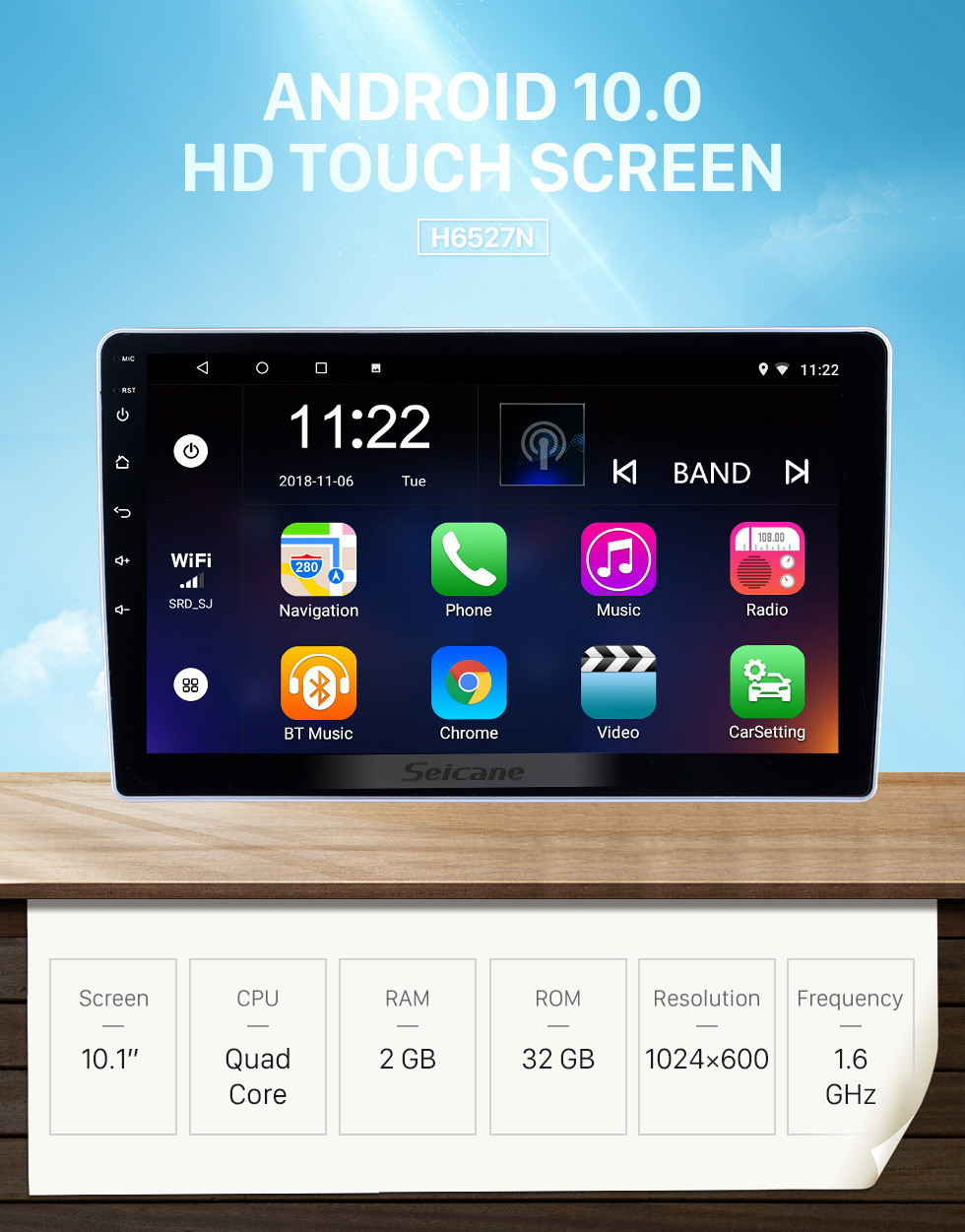 Seicane 10.1 inch Android 10.0 for 2015 2016 2017 Dongfeng Ruiqi Radio GPS Navigation System With HD Touchscreen Bluetooth support Carplay Seicane 10.1 inch Android 10.0 for 2015 2016 2017 Dongfeng Ruiqi Radio GPS Navigation System With HD Touchscreen Bluetooth support Carplay