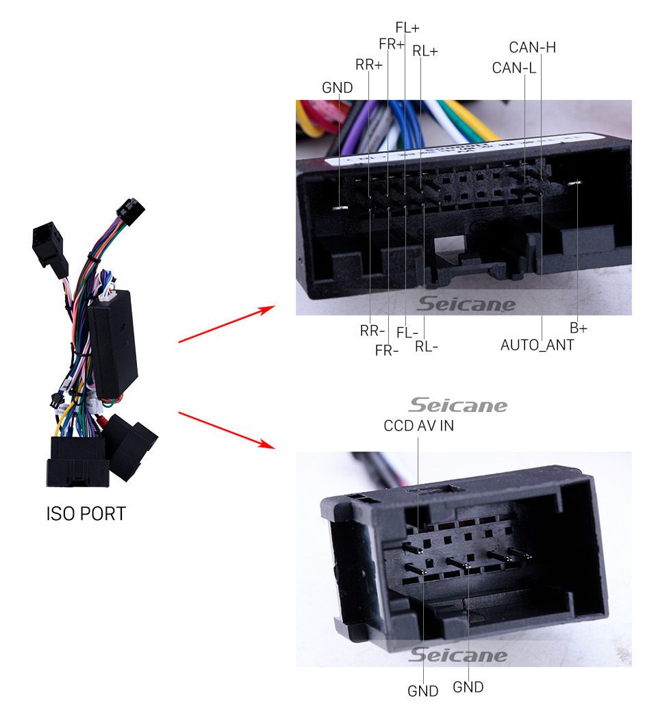 Seicane Android 10.0 para 2015 Ford Focus Radio Sistema de navegación GPS de 9 pulgadas Bluetooth HD Pantalla táctil Carplay compatible con el control del volante DSP