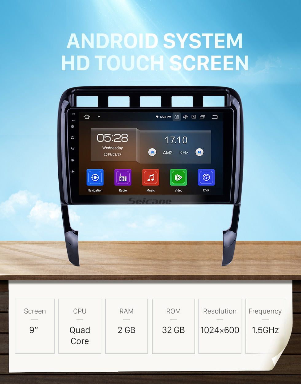 Seicane OEM Android 10.0 for Porsche Cayenne 2003-2011 Radio with Bluetooth 9 inch HD Touchscreen GPS Navigation System Carplay support DSP Seicane OEM Android 10.0 for Porsche Cayenne 2003-2011 Radio with Bluetooth 9 inch HD Touchscreen GPS Navigation System Carplay support DSP