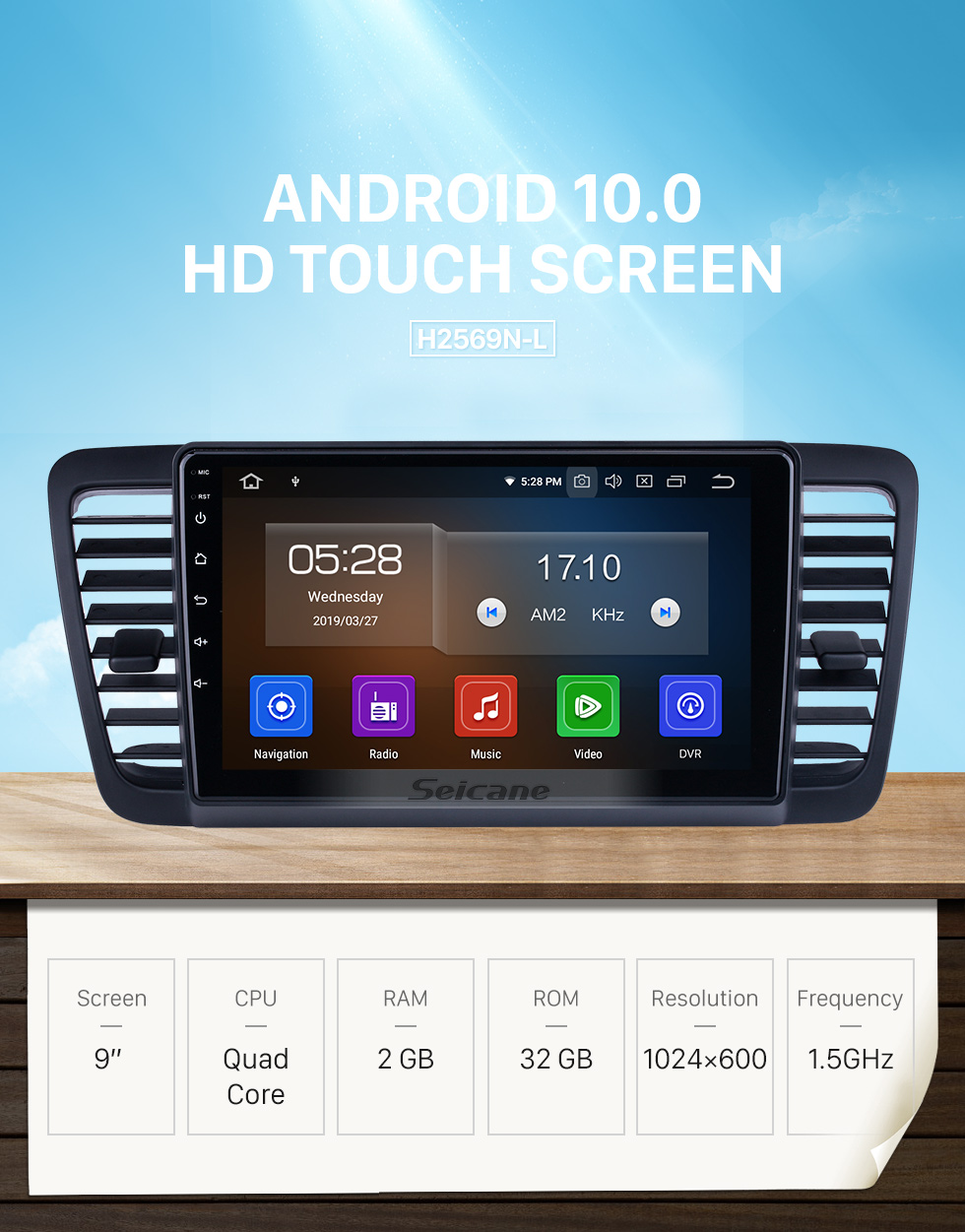 Seicane For 2004-2007 2008 2009 Subaru Legacy Radio HD Touchscreen 9 inch Android 10.0 Bluetooth with GPS Navigation System Carplay support 1080P Seicane For 2004-2007 2008 2009 Subaru Legacy Radio HD Touchscreen 9 inch Android 10.0 Bluetooth with GPS Navigation System Carplay support 1080P