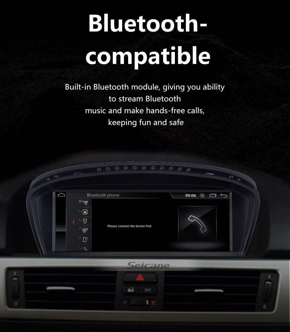 Seicane HD Touchscreen 8,8 Zoll für BMW 3er E90 / 5er E60 (2009-2012) CIC Radio Android 10.0 GPS Navigationssystem mit Bluetooth-Unterstützung Carplay Seicane HD Touchscreen 8,8 Zoll für BMW 3er E90 / 5er E60 (2009-2012) CIC Radio Android 10.0 GPS Navigationssystem mit Bluetooth-Unterstützung Carplay